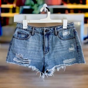 HIDDEN LA denim jean shorts